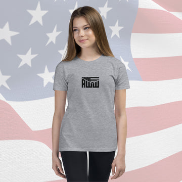 Kid's T-Shirt - Gray w/ Black RWW Front and Back