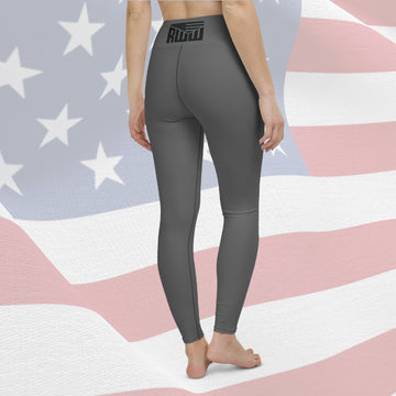 Leggings - Gray w/ Black RWW On Back