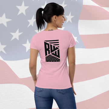 Women's T-Shirt - Pink w/ Black RWW Front and Back